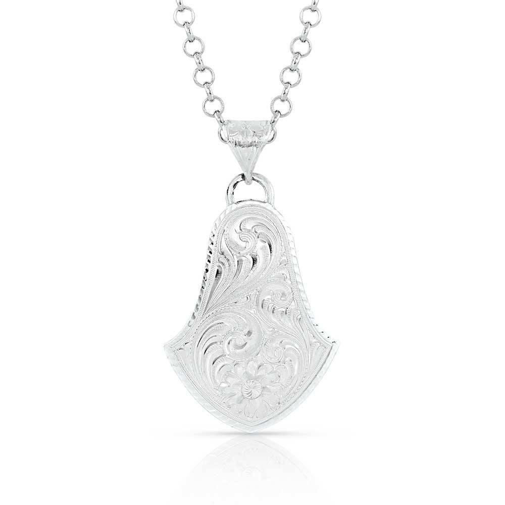 Montana Silversmiths West Bound Silver Pendant Necklace