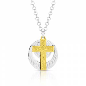 Montana Silversmiths World of Faith Cross Necklace