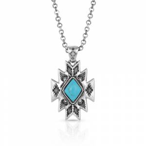 Montana Silversmiths Turquoise Star Pendant Necklace