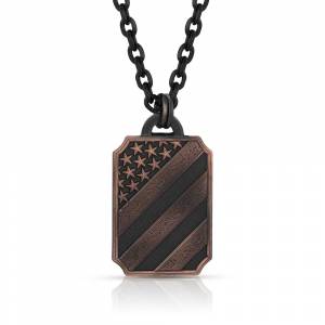 Montana Silversmiths All American Bronze Necklace