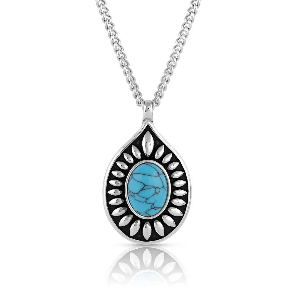 Montana Silversmiths Intuition Turquoise Pendant Necklace