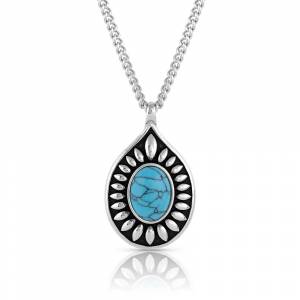 Montana Silversmiths Intuition Turquoise Pendant Necklace
