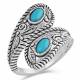 Montana Silversmiths Balancing The Whole Turquoise Open Ring
