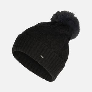 Horze Maddox Knitted Hat - After Dark Brown - One Size