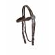 TuffRider Western Browband Headstall Concho With Buckle Bit Ends