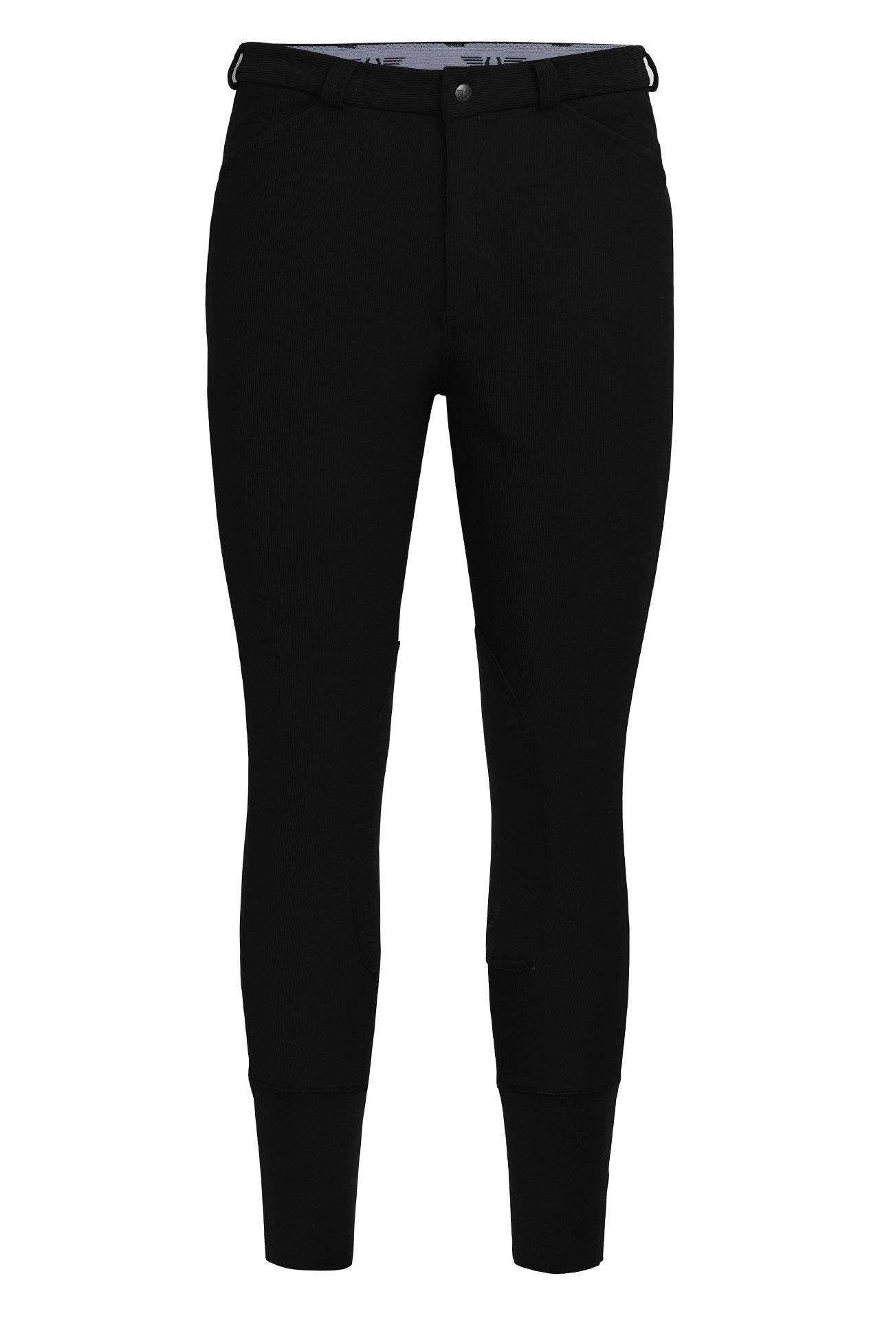 TuffRider Mens Long Ribb Knee Patch Breeches