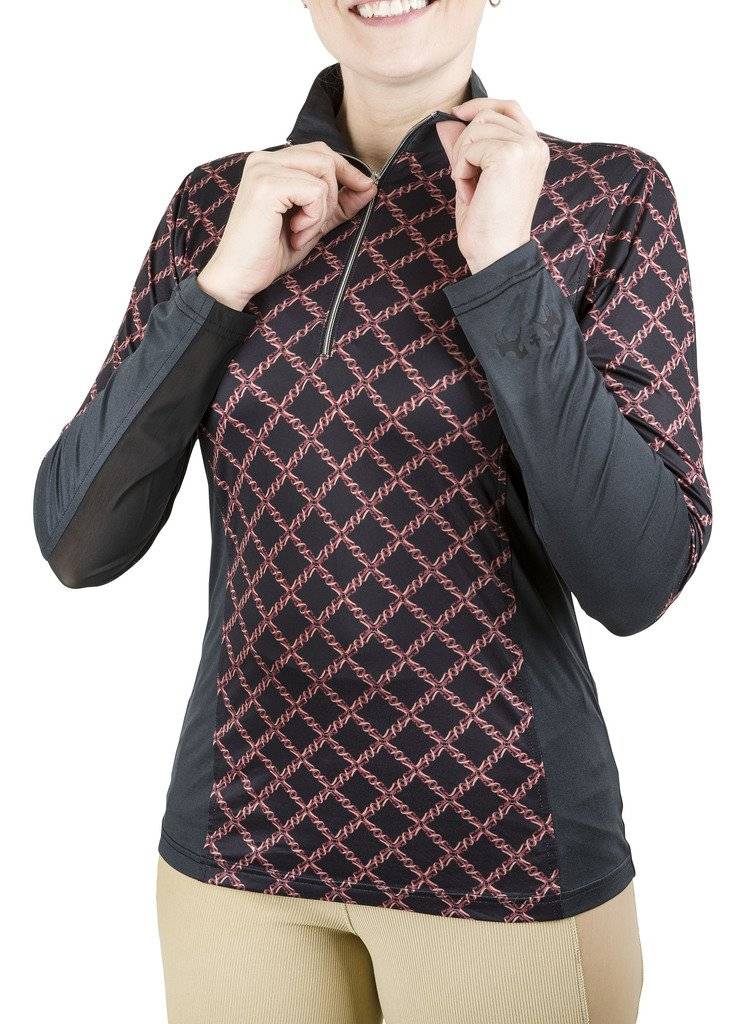 Equine Couture Ladies EquiCool Leatherworks Sport Shirt