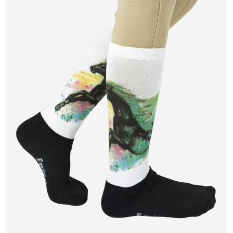 Equine Couture Kids Over The Calf Boot Socks
