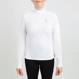 Irideon Ladies Luna Coolstretch Long Sleeve Jersey - White - Large