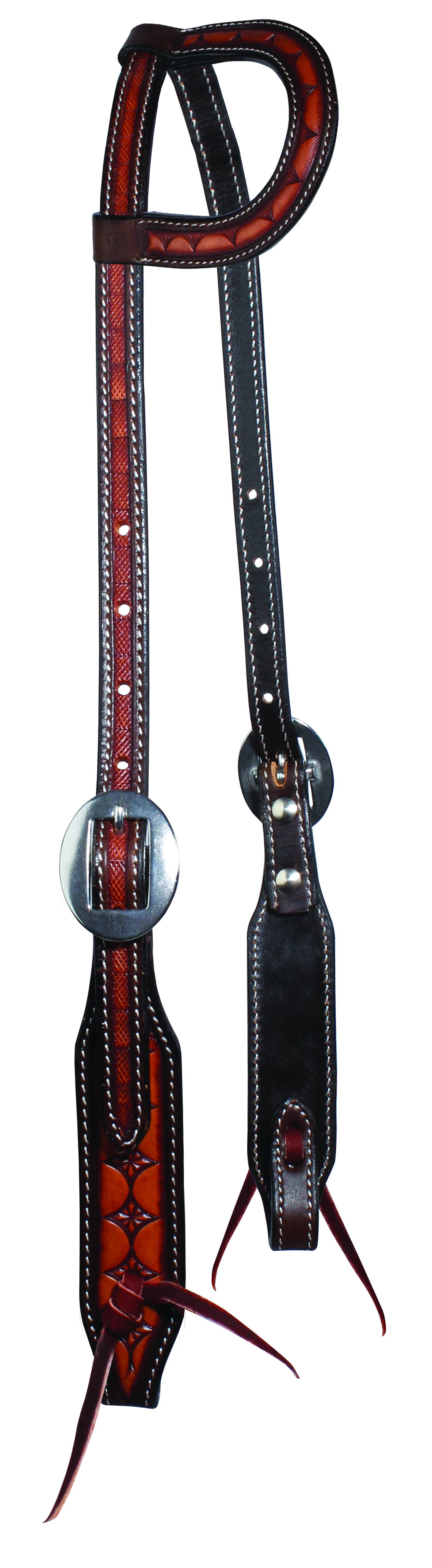 3P1025 Professionals Choice Diamond Single Ear Headstall sku 3P1025