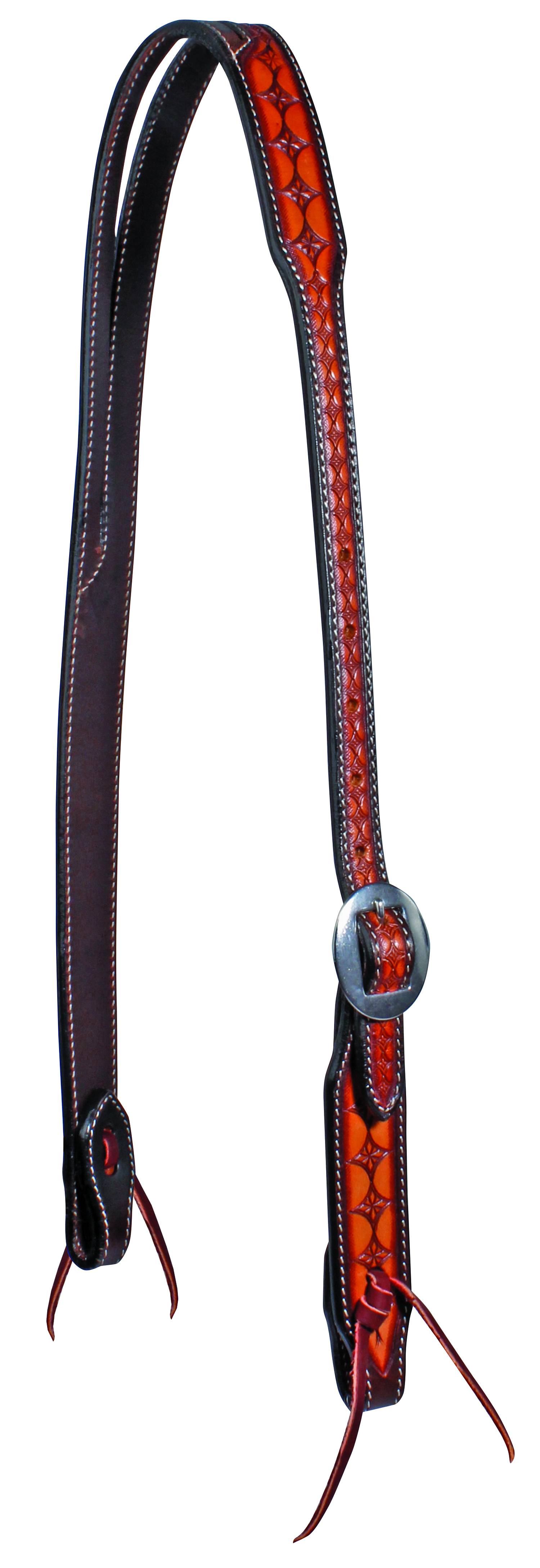 3P2025 Professionals Choice Diamond Split Ear Headstall sku 3P2025