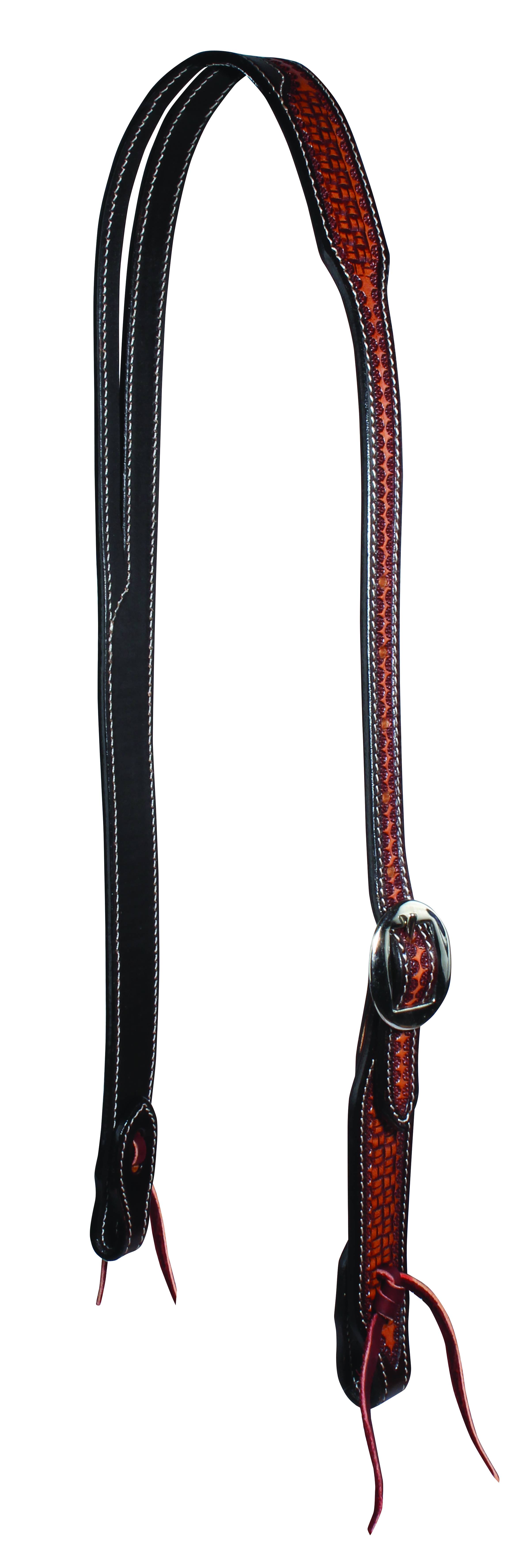 Professionals Choice Block Basket Split Ear Headstall