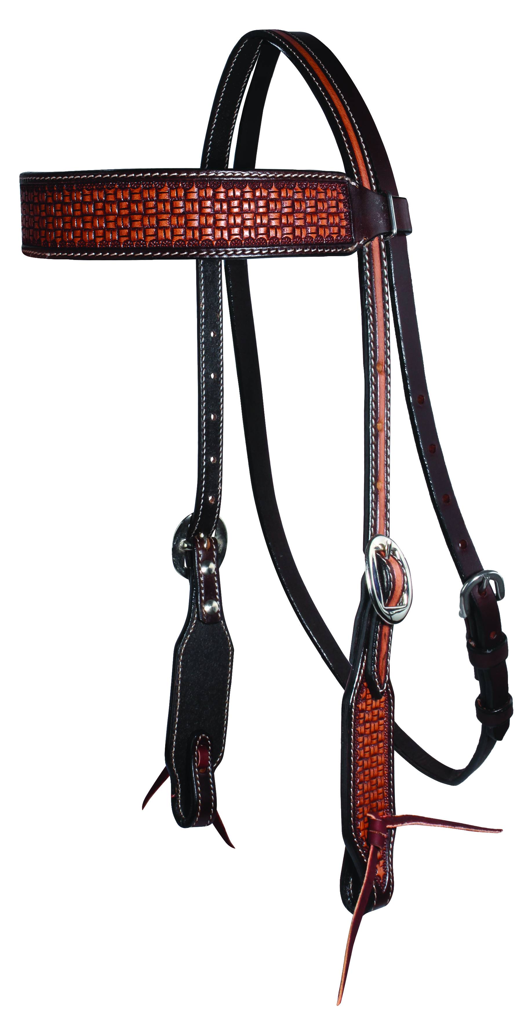 Professionals Choice Block Basket Browband Headstall