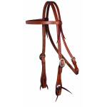 Professionals Choice Browband Harness Leather Concho Headstall