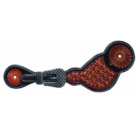 Professionals Choice Diamond Box Rasp Spur Straps