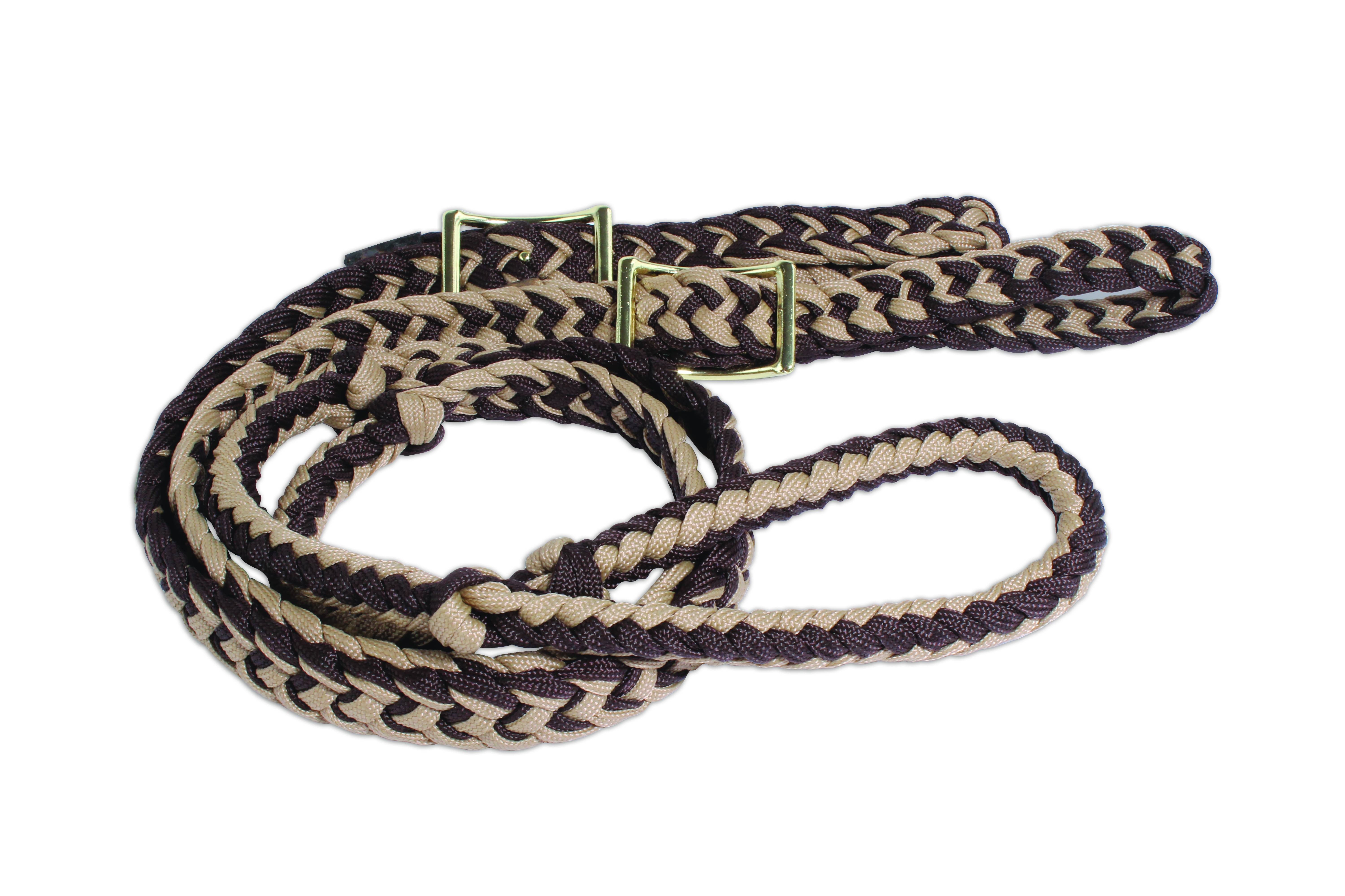 Professionals Choice 5/8 Braided Barrel Reins