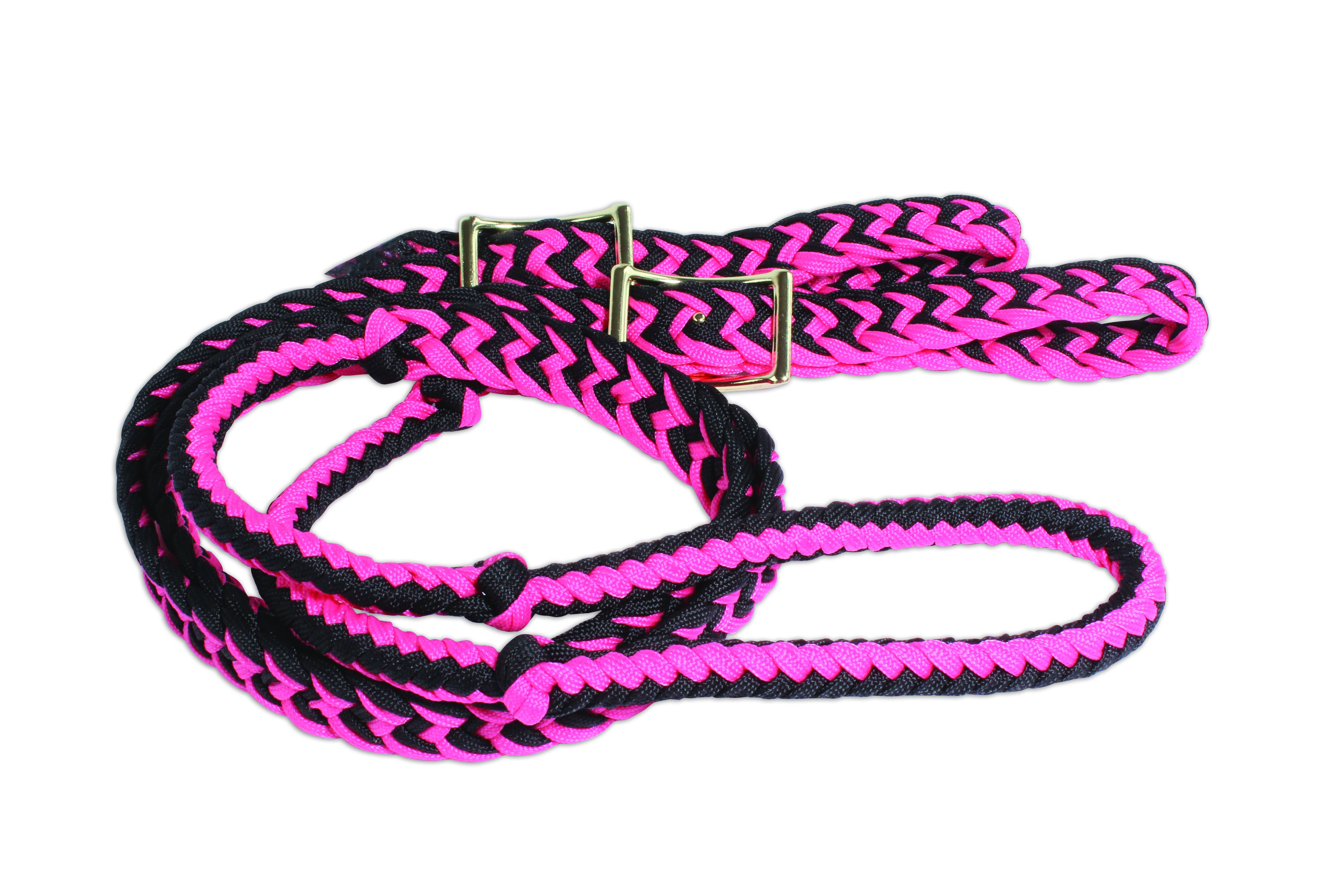 Professionals Choice 5/8 Braided Barrel Reins