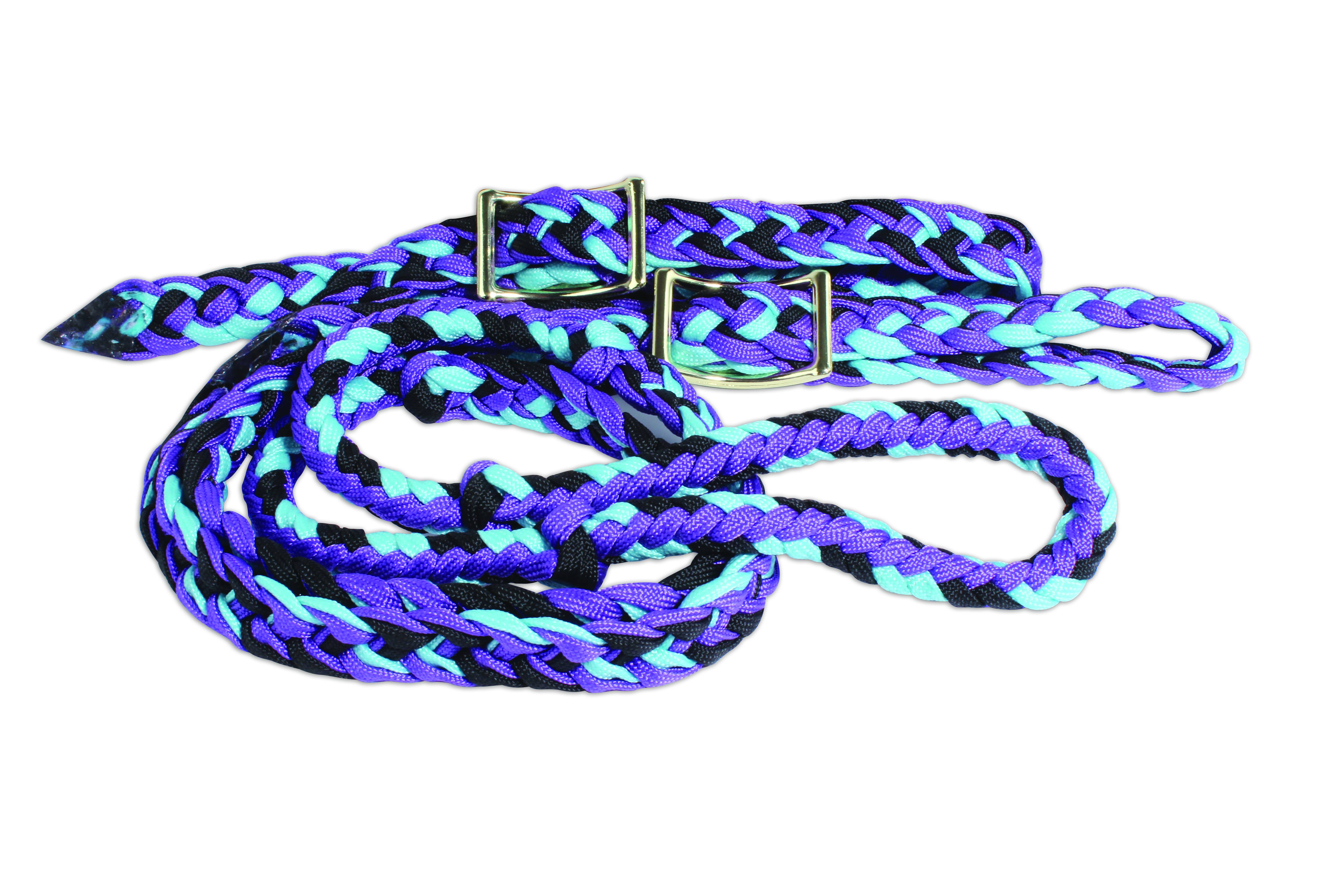 Professionals Choice 5/8 Braided Barrel Reins