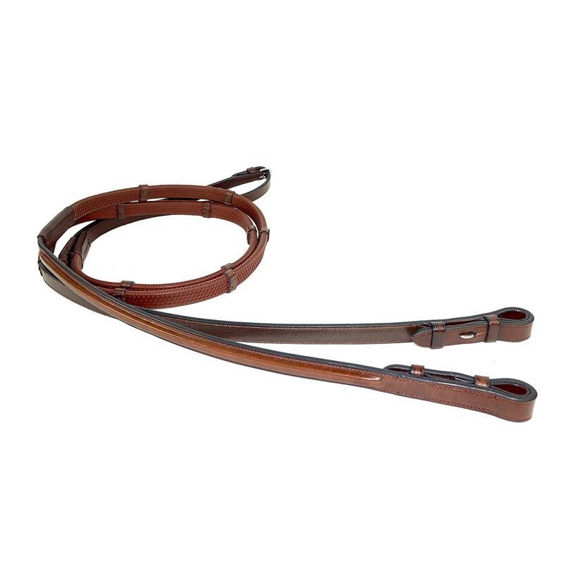 Nunn Finer Amico Rubber Rein with Hand Stops