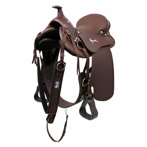 Mesace Monarch Saddle with Adjustable Panels