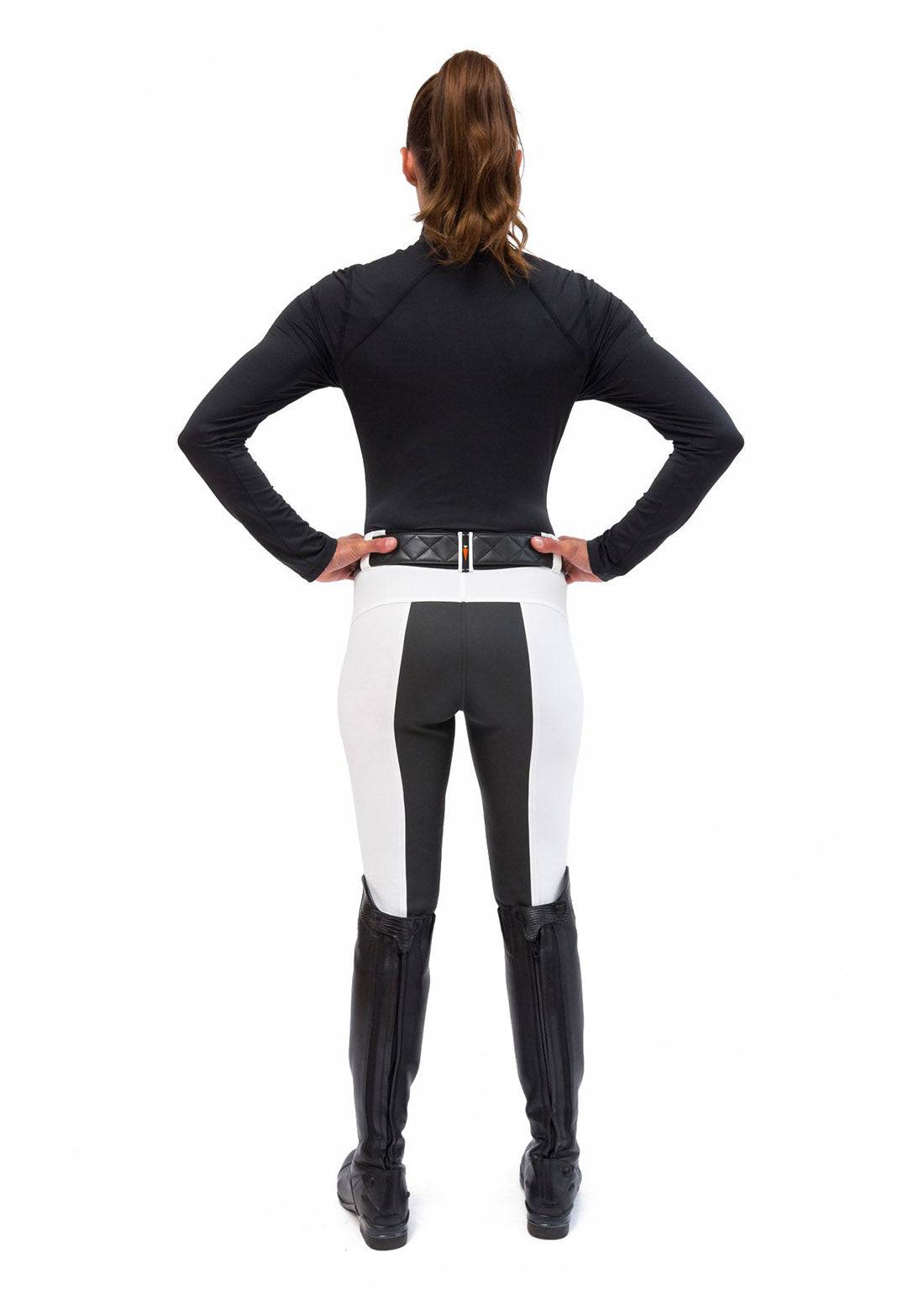 KERRITS Griptek Ii Full Seat Breech, Color: White, Size: XL (50187WHITEXL)