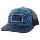Hooey Doc 5-Panel Trucker Cap with Blue/White Rectangle Patch