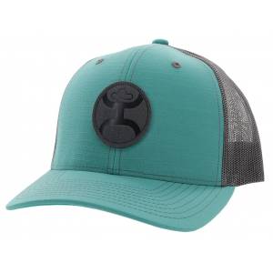 Hooey Blush 6-Panel Trucker Cap with Grey Circle Patch