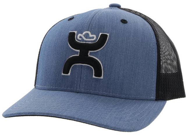 Hooey Sterling 6-Panel Trucker Cap with Black/White Hooey Logo