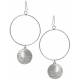 Montana Silversmiths Women's Grounded Bison Shimmer Earrings
