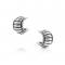 Montana Silversmiths Cable Elegance Huggie Hoop Earrings