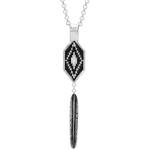 Montana Silversmiths Courage and Strength Feather Necklace