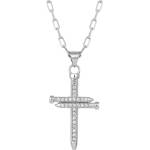 Montana Silversmiths Sparkling Buffy Cross Necklace