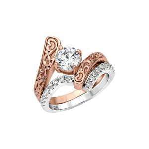 Montana Silversmiths Ladies Destiny Rose Wedding Ring