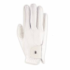 Roeckl Roeck-Grip Lite Riding Gloves - White - 6.5