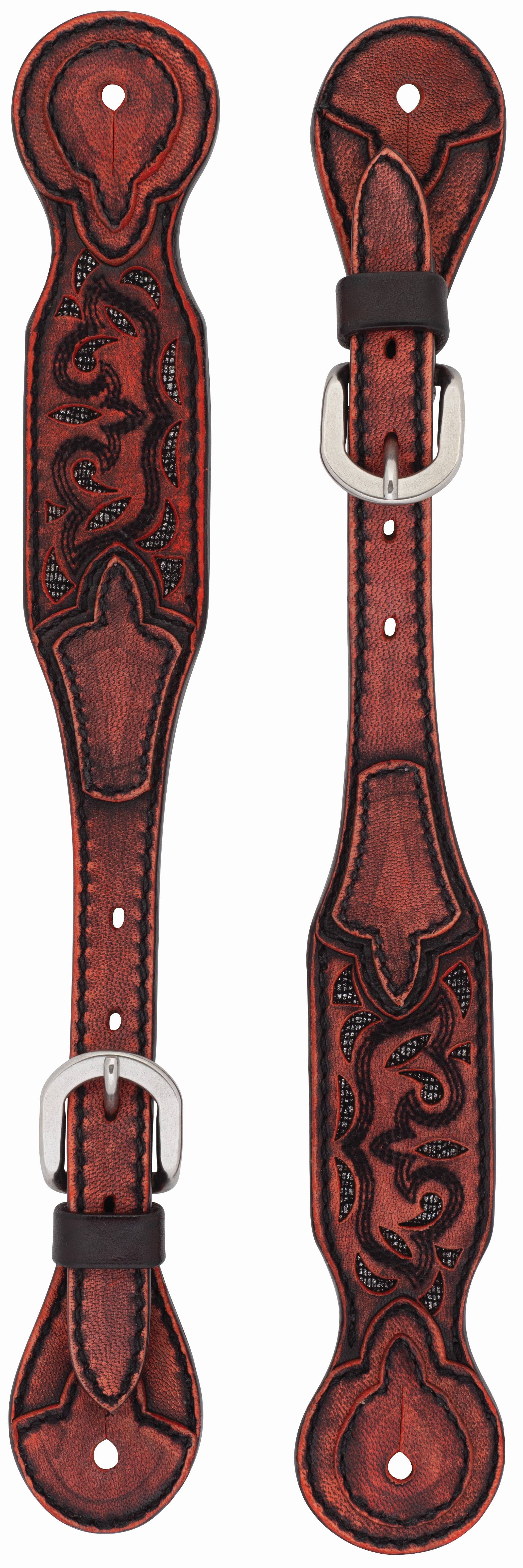 Weaver Mens Turquoise Cross Pioneer SpurStraps