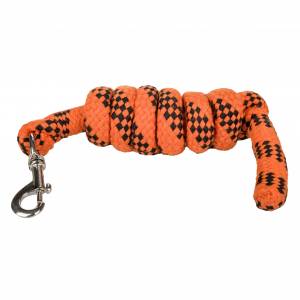 Tabelo Acrylic 6' Lead Rope with Bolt Snap - Orange/Black