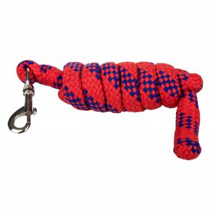 Tabelo Acrylic 6' Lead Rope with Bolt Snap - Red/Royal Blue