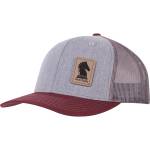 Classic Equine Snapback Ball Cap with Faux Bolsa Leather Patch