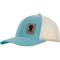 Classic Equine Snapback Ball Cap with Faux Bolsa Leather Patch