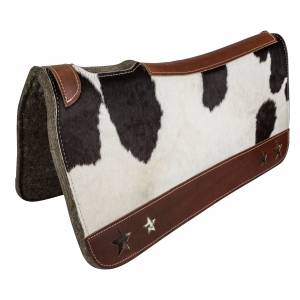 Tabelo Contour Wool Felt Saddle Pad with Cowhair Top