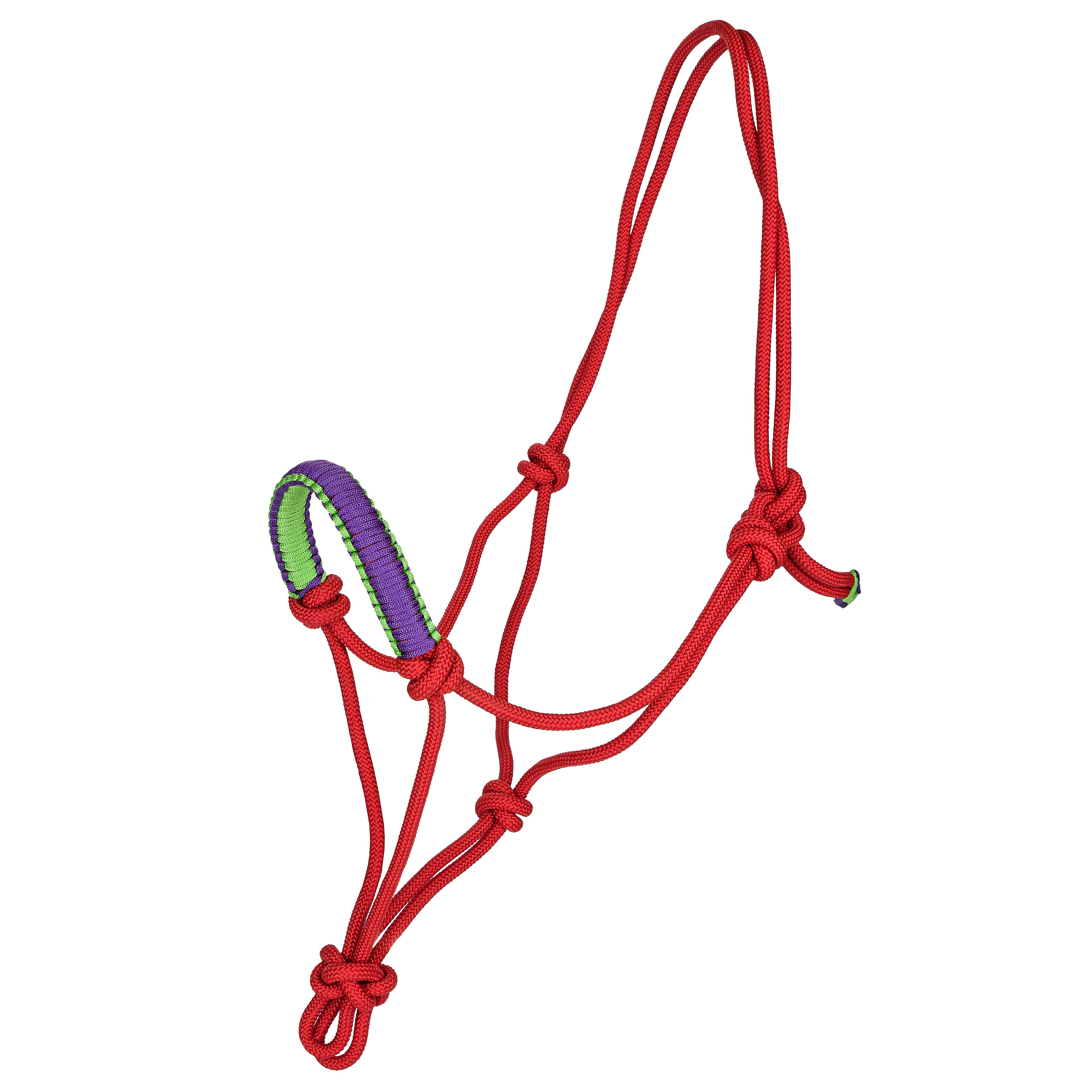 Tabelo Deluxe Rope Halter with  Braided Noseband