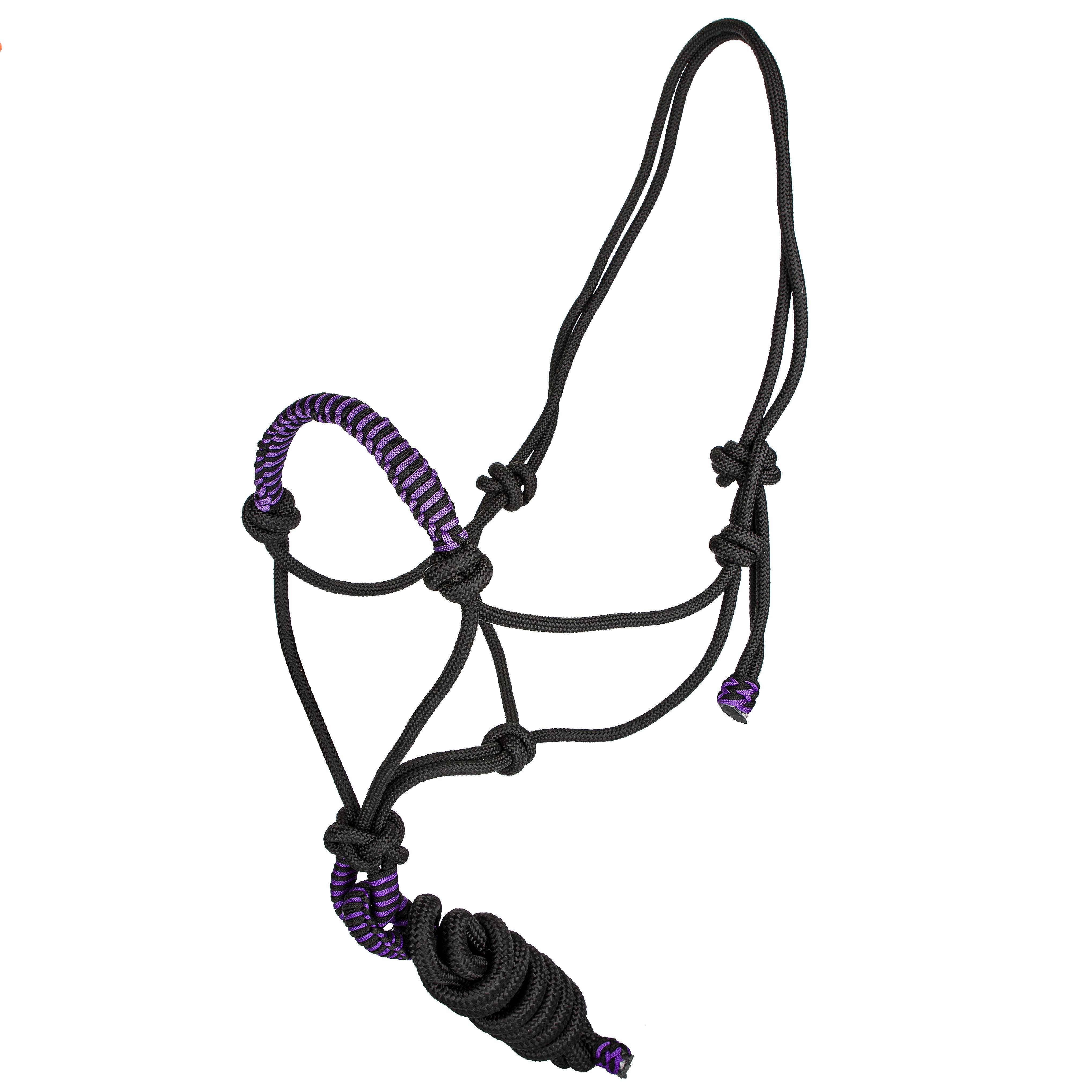 Tabelo Rope Halter with  Braided Noseband & Lead