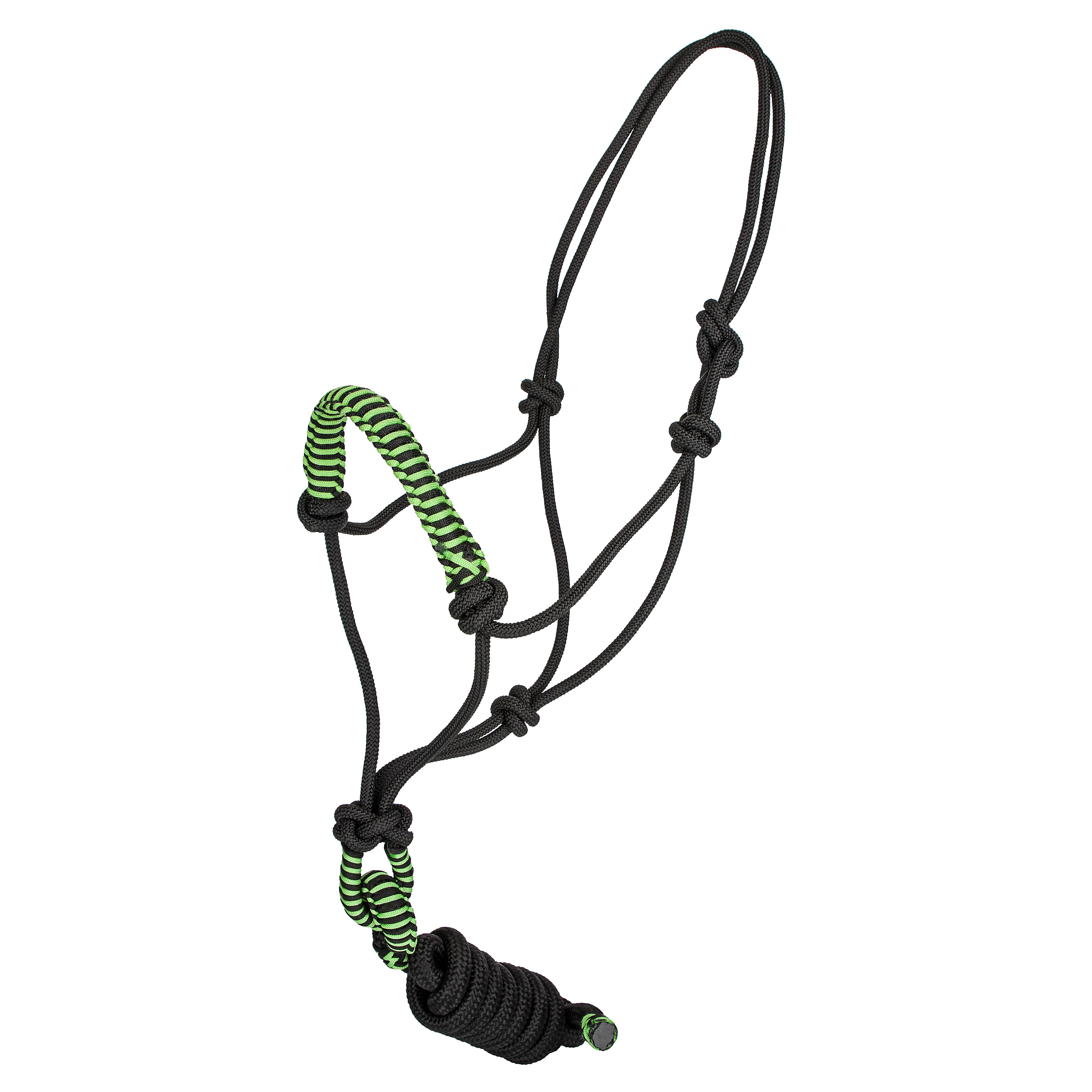 Tabelo Rope Halter with  Braided Noseband & Lead