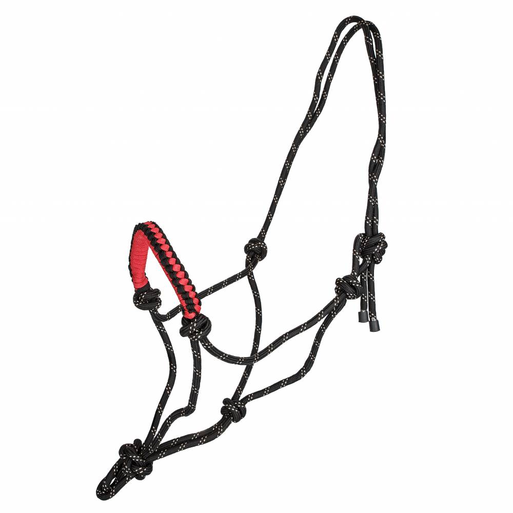 Tabelo Rope Halter w/ Braided Noseband HorseLoverZ