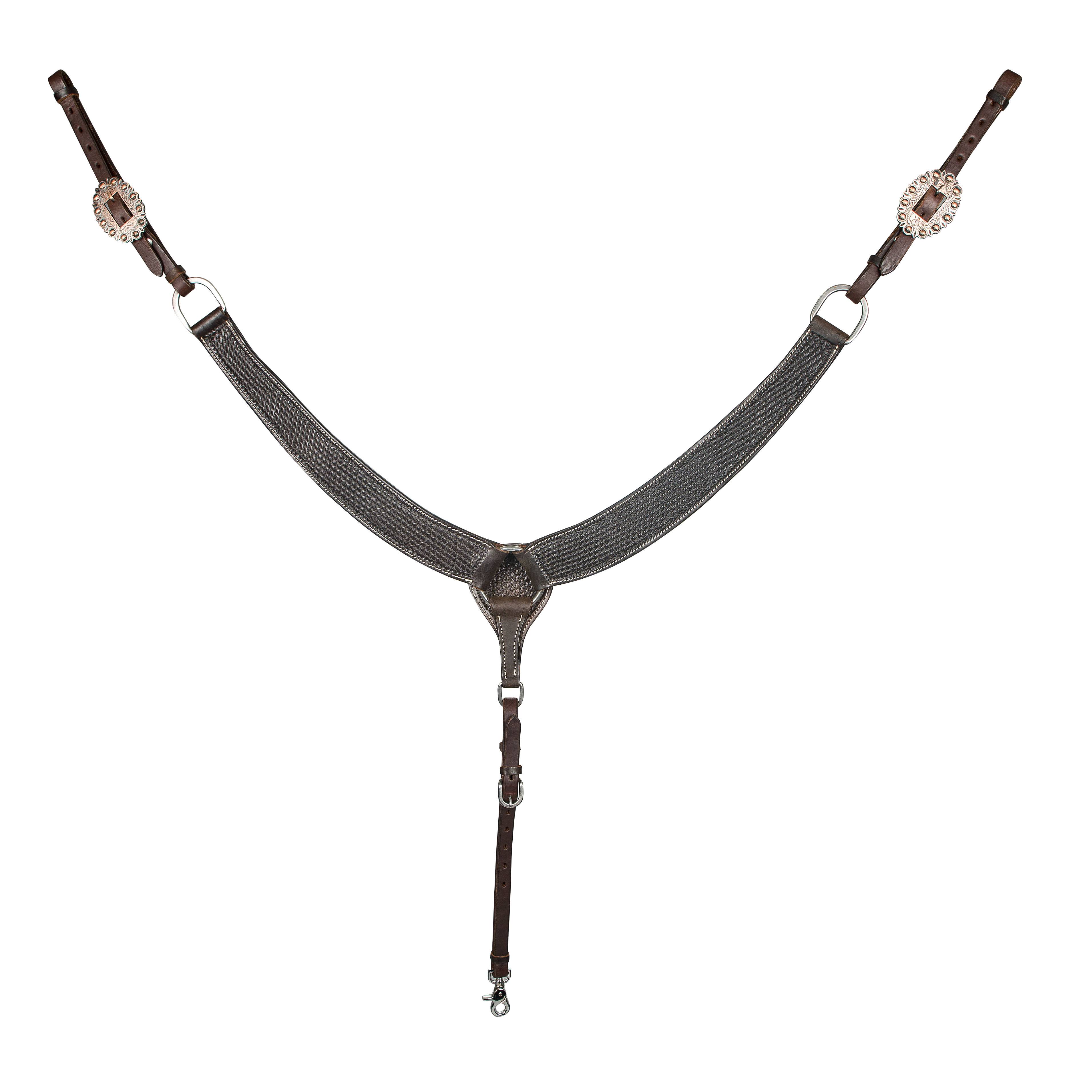 Tabelo Basket Tooled Breast Collar