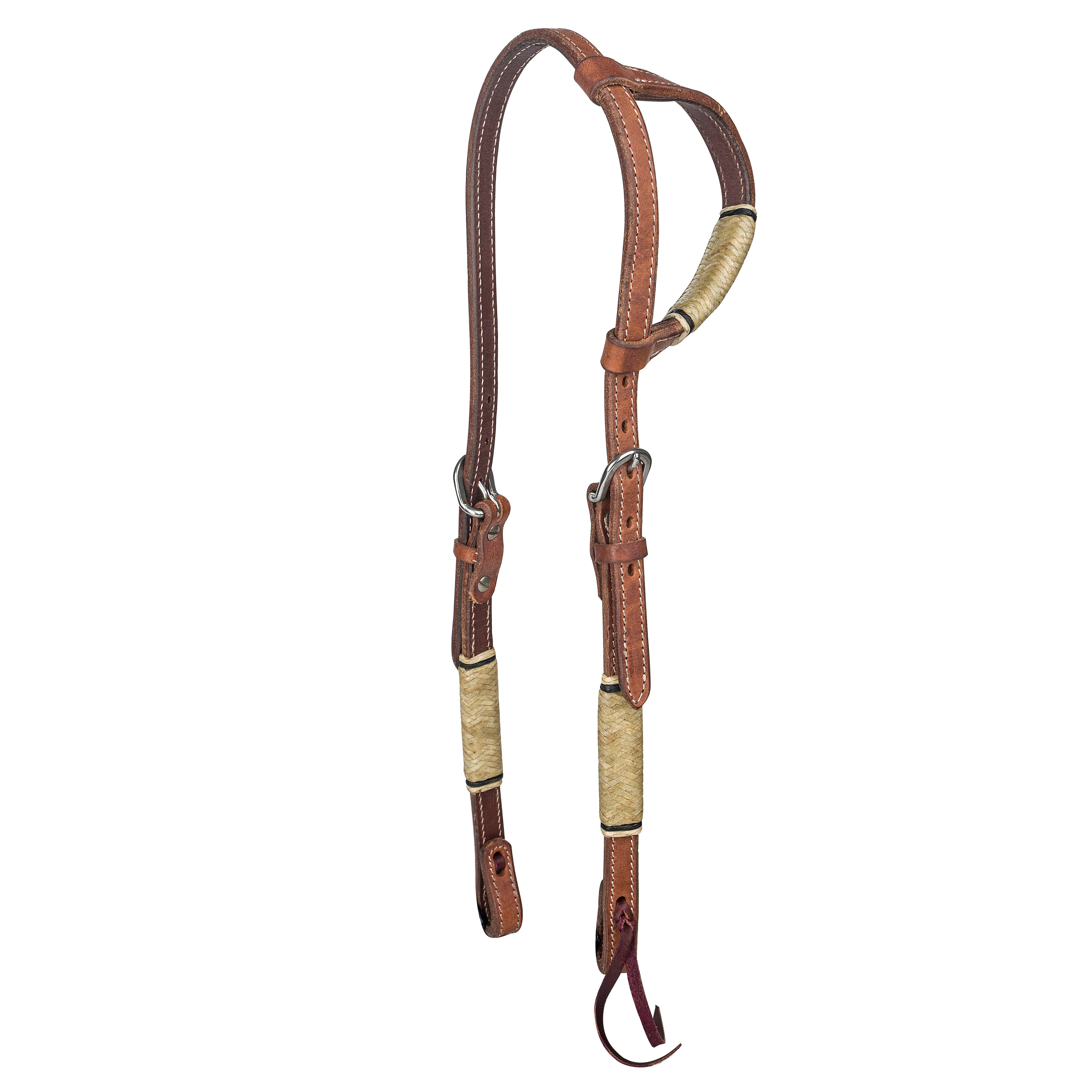 HS013 Tabelo Ear Headstall with  Rawhide sku HS013