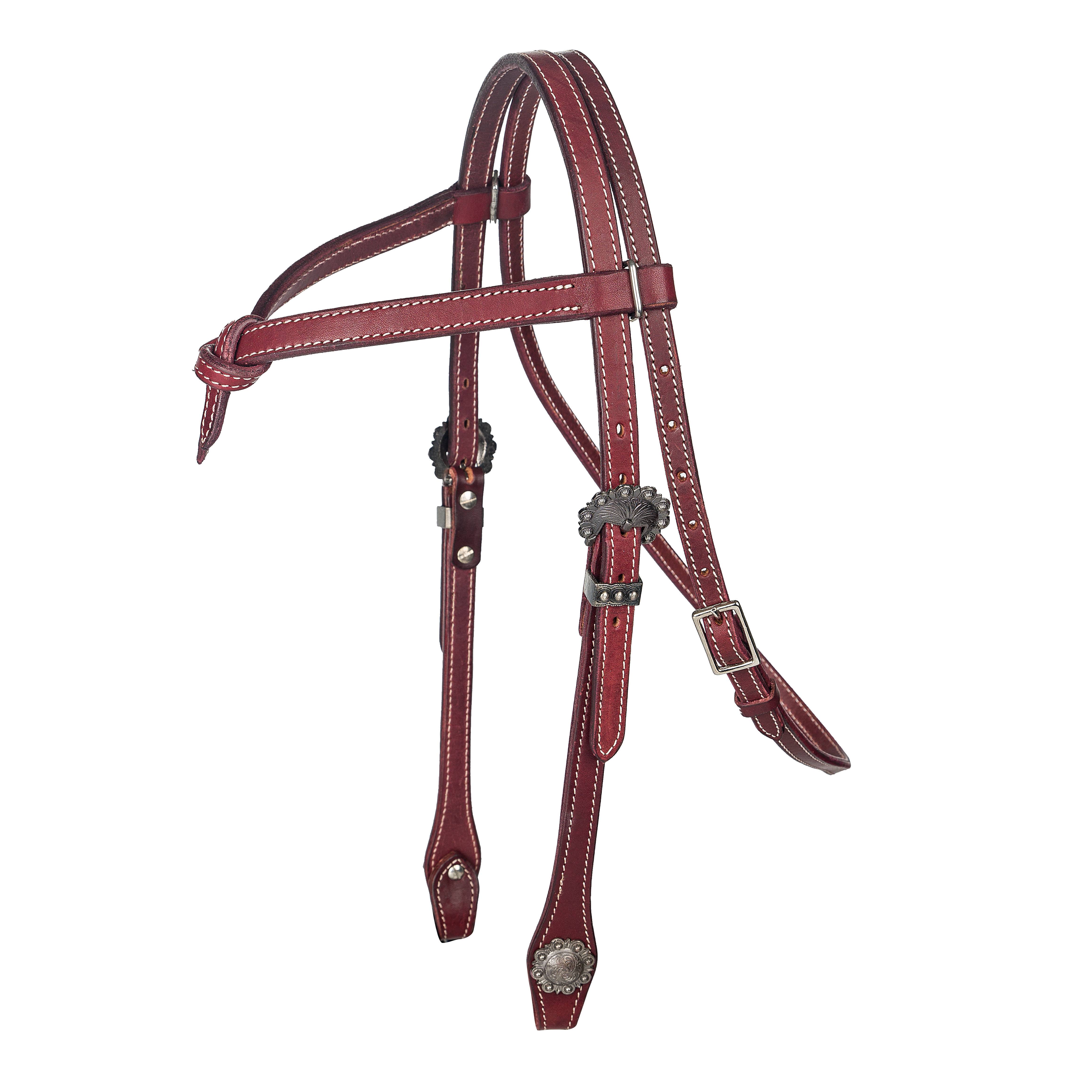 HS105 Tabelo Knotted Brow Headstall sku HS105