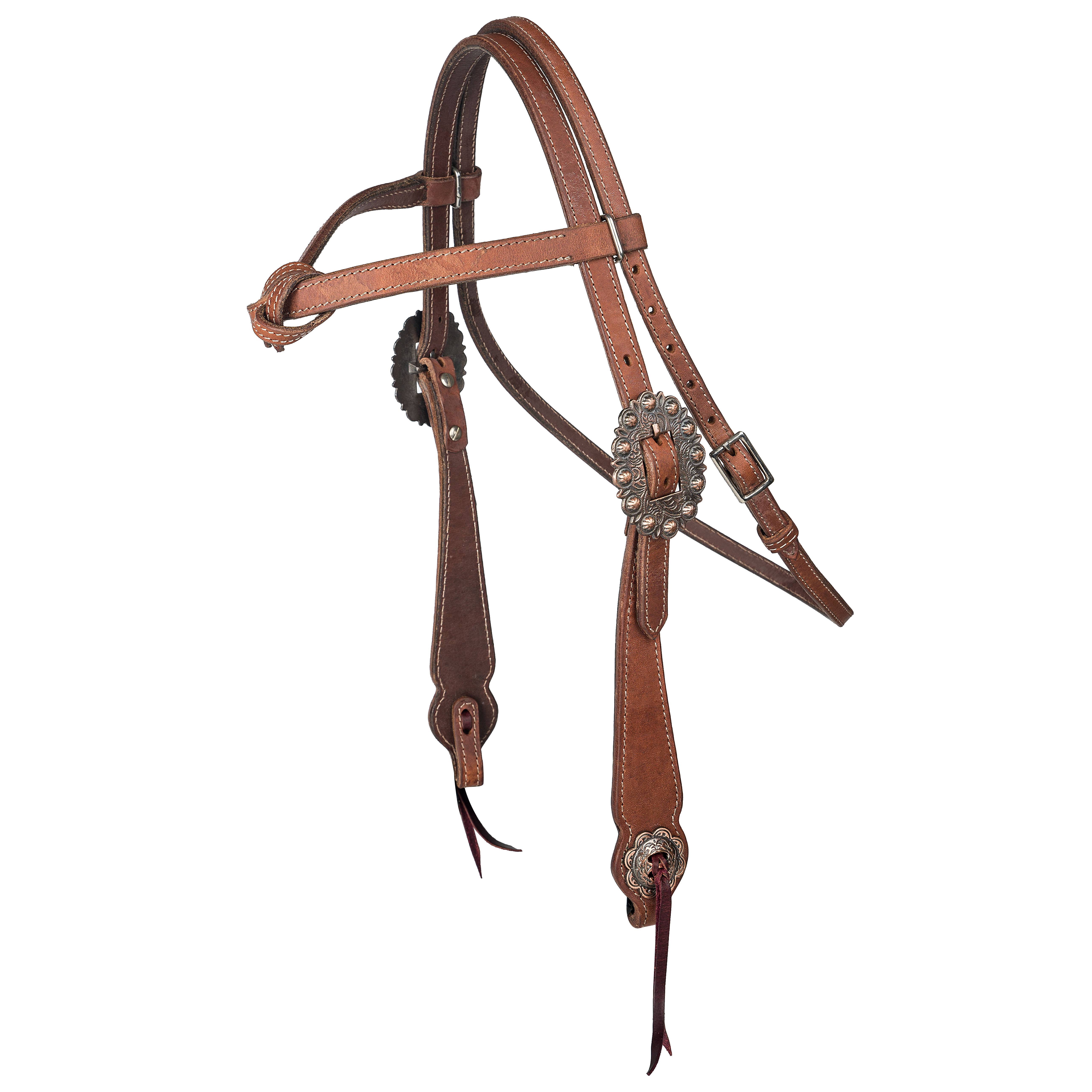 HS193-HARNESS-HORSE Tabelo Knotted Brow Headstall sku HS193-HARNESS-HORSE