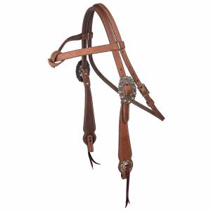 MEMORIAL DAY BOGO: Tabelo Knotted Brow Headstall - YOUR PRICE FOR 2