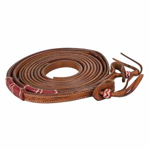 MEMORIAL DAY BOGO: Tabelo Split Reins with  Rawhide Trim - YOUR PRICE FOR 2